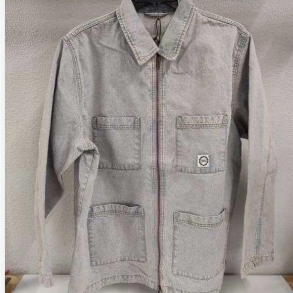 BDG Light Gray Denim Shirt Jacket - Picture 2 of 5